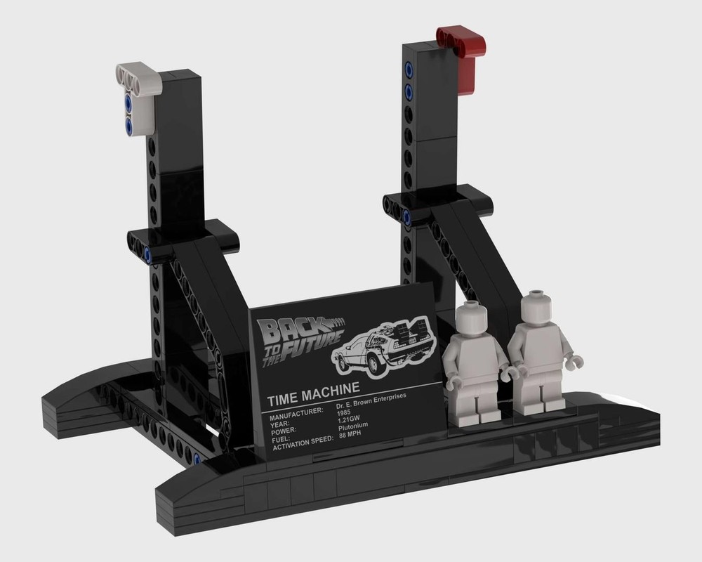 Lego Stand for the 10300 set - flying DeLorean
