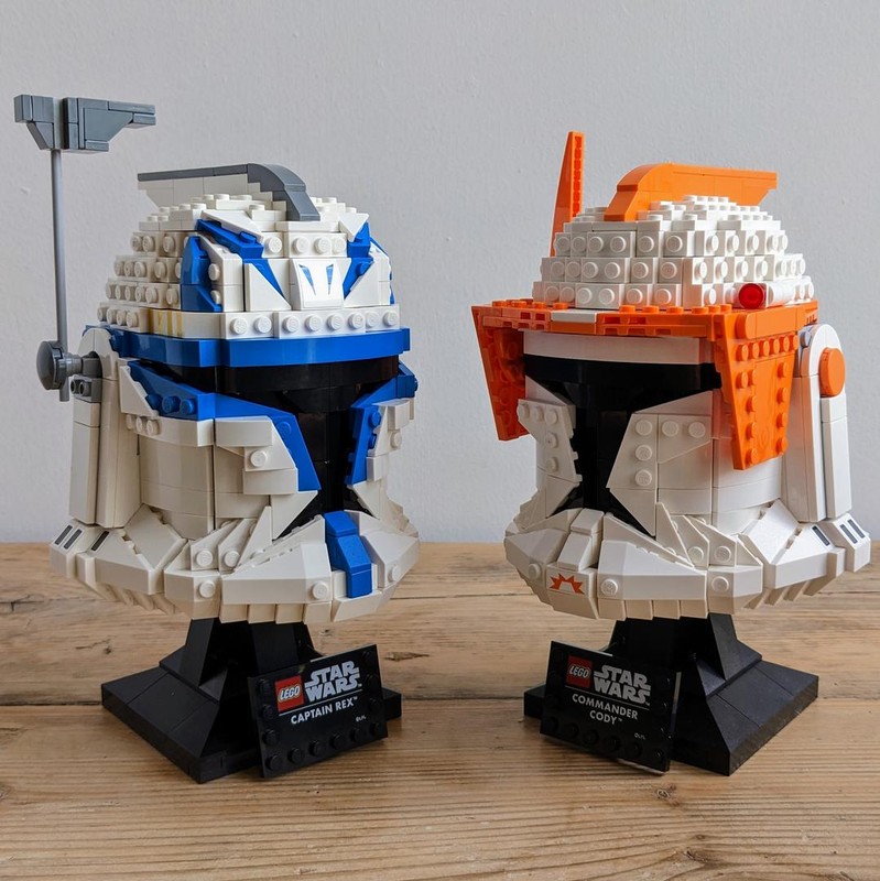 Lego Phase 1 Captain Rex Helmet (Cody Mod)