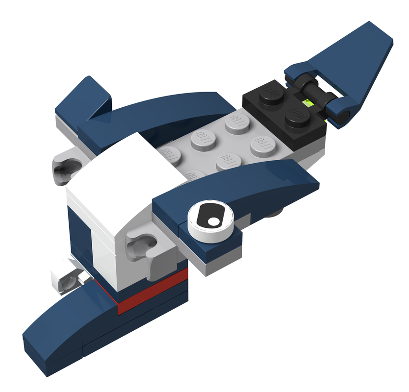 Lego 2020 Advent Challenge – Day 16 [Manta Motorboat]