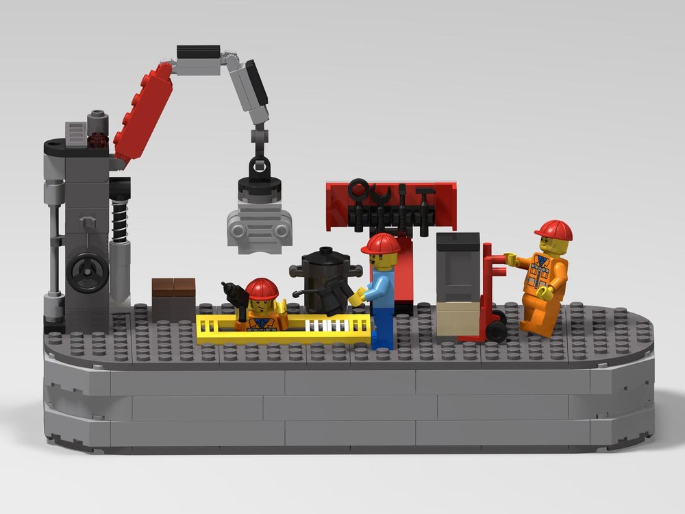 Lego Mechanic Scene