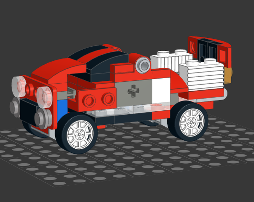 Lego Red Truck Alternate Build (31055)