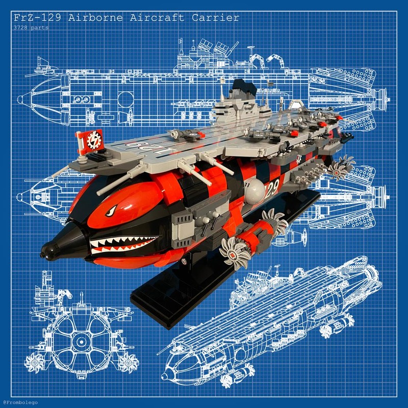 Lego FrZ-129 Aircraft Carrier Blimp