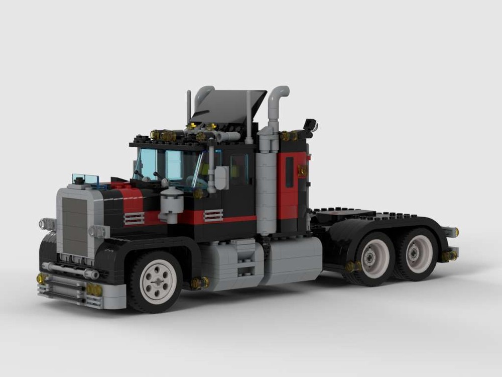 Lego Yellow CAT with Full Fenders & Round Nose