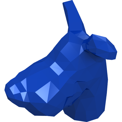 Lego Animal Body Part, Dog Head Great Dane Scooby-Doo with Black Nose - Smile on Both Sides and Tongue on Left Side Print / Medium Nougat