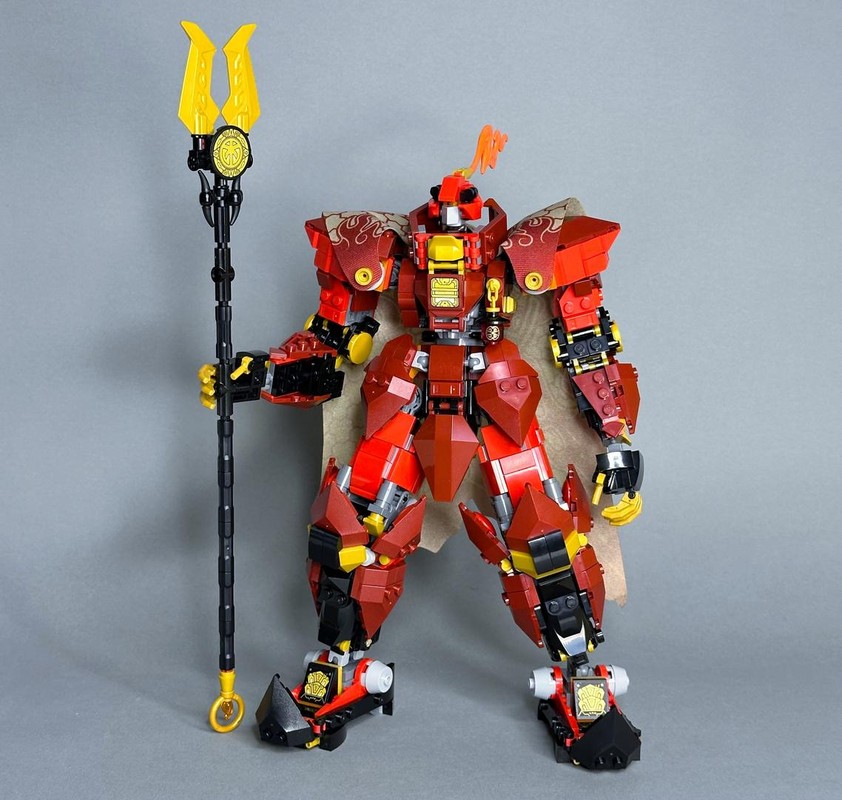 Lego Fire Knight Mech Modification