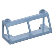 Lego Windscreen 2 x 6 x 2 Train without Glass / Sand Blue