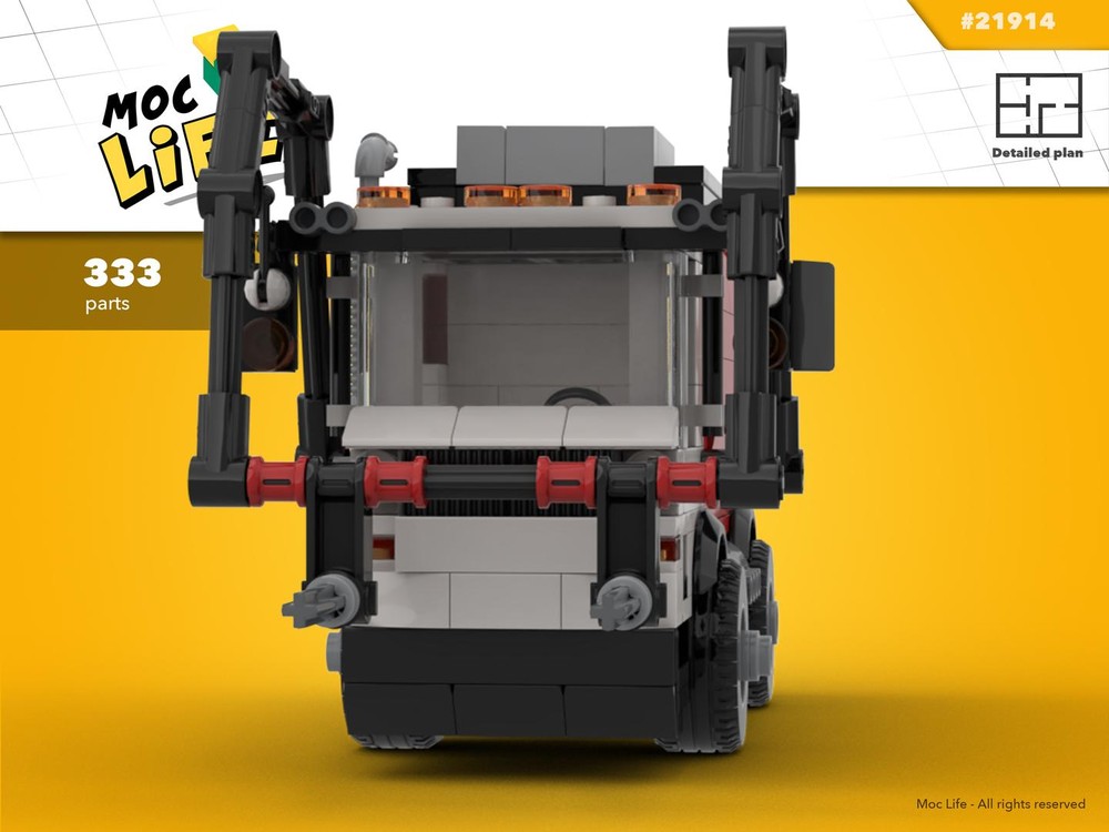 Lego Mack garbage gruck
