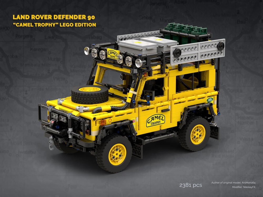 Lego Land Rover Defender 90 Camel Trophy Edition