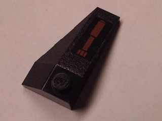 Lego Wedge 4 x 2 Triple Left with Hydraulic Cylinder Pattern (Sticker) - Set 7888