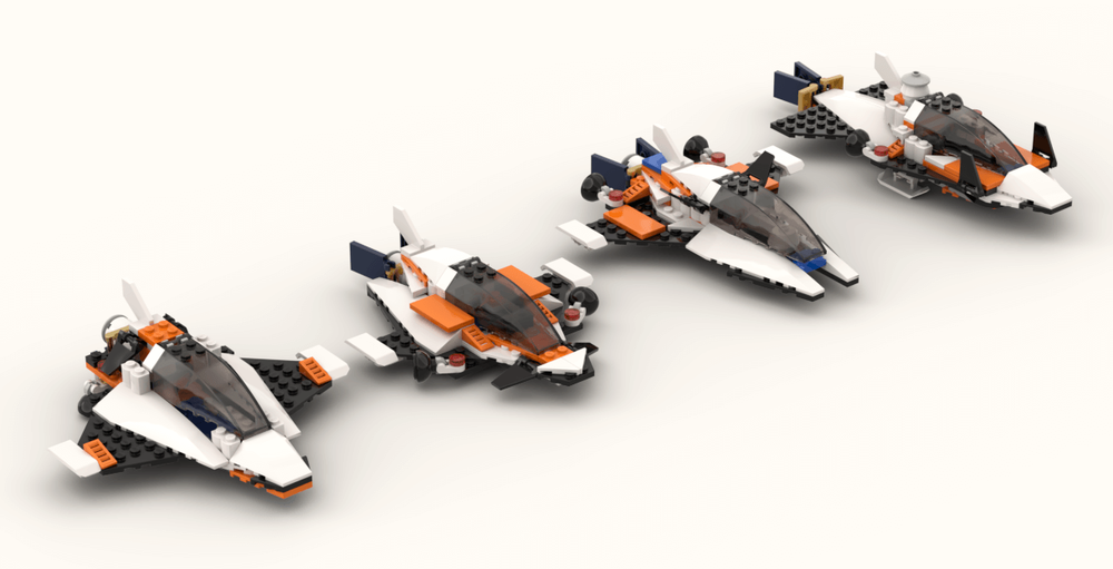 Lego 60224 Mars Shuttle Bundle 4 in 1