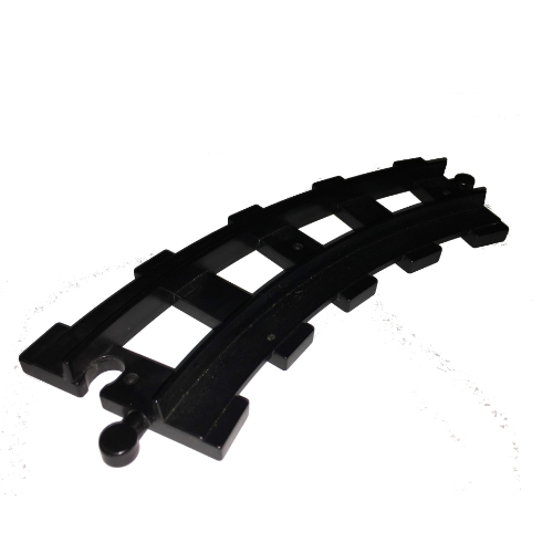 Lego Duplo Train Track 4 x 11 Curved 45 Degrees / Black