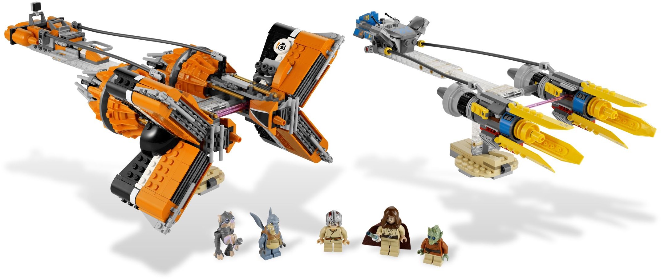 Lego Anakin's and Sebulba's Podracers