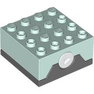 Lego Sound Brick 4 x 4 with Random Radio Sounds / Light Aqua