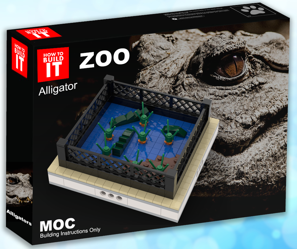 Lego Alligator | mini modular ZOO
