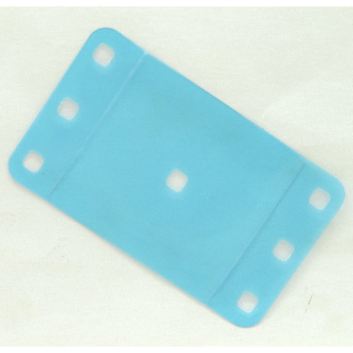 Lego Clikits Rectangle 14 x 8.5 with Rounded Corners and 7 Holes / Trans-Light Blue