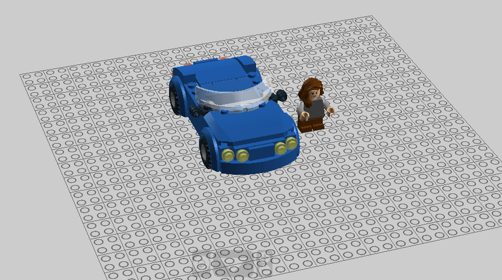 Lego Blue car!