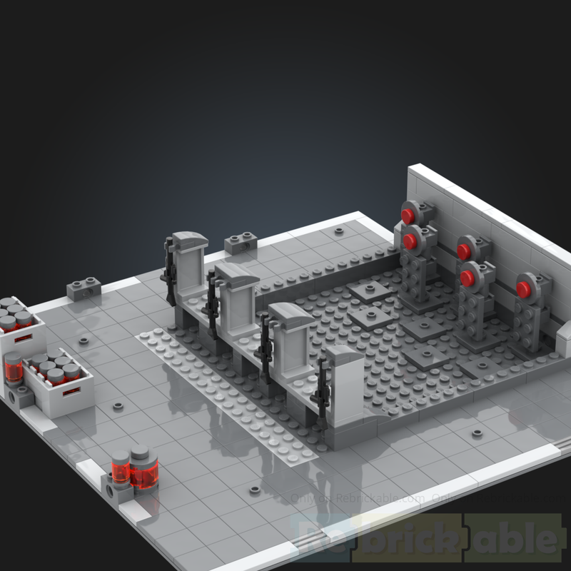 Lego Modular Coruscant shooting range
