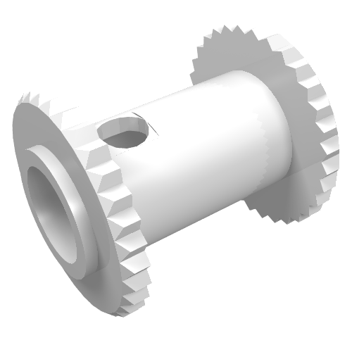 Lego String Reel 2 x 2 Winch Drum / White