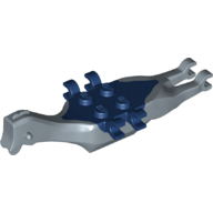 Lego Animal Body Part, Dinosaur, Pteranodon Body, 4 Studs, 6 Clips with Dark Blue Top