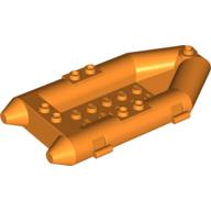 Lego Boat / Rubber Raft / Dinghy 6 x 10 / Orange