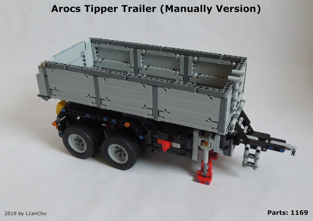 Lego Arocs (42043) Tipper Trailer Manually Version