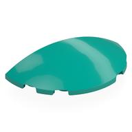 Lego Brick Round 3 x 6 Half Circle / Dark Turquoise