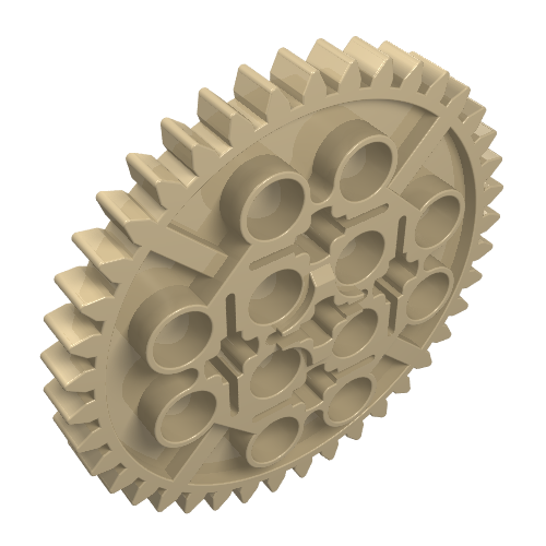 Lego Technic Gear 40 Tooth / Tan