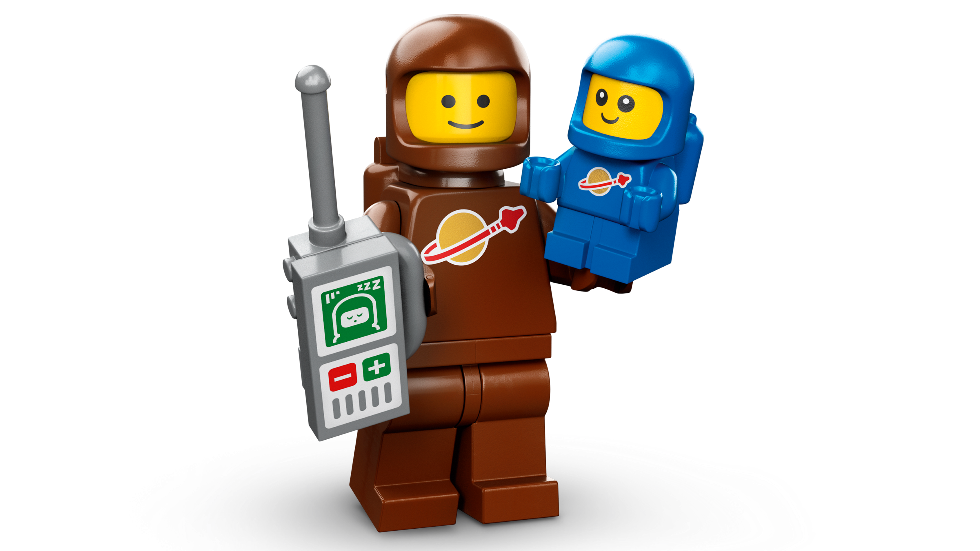 Lego Brown Astronaut and Spacebaby