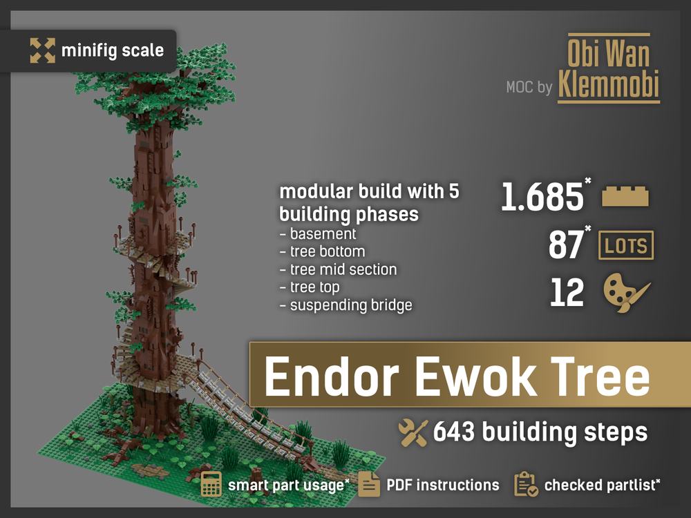 Lego Endor Ewok Tree