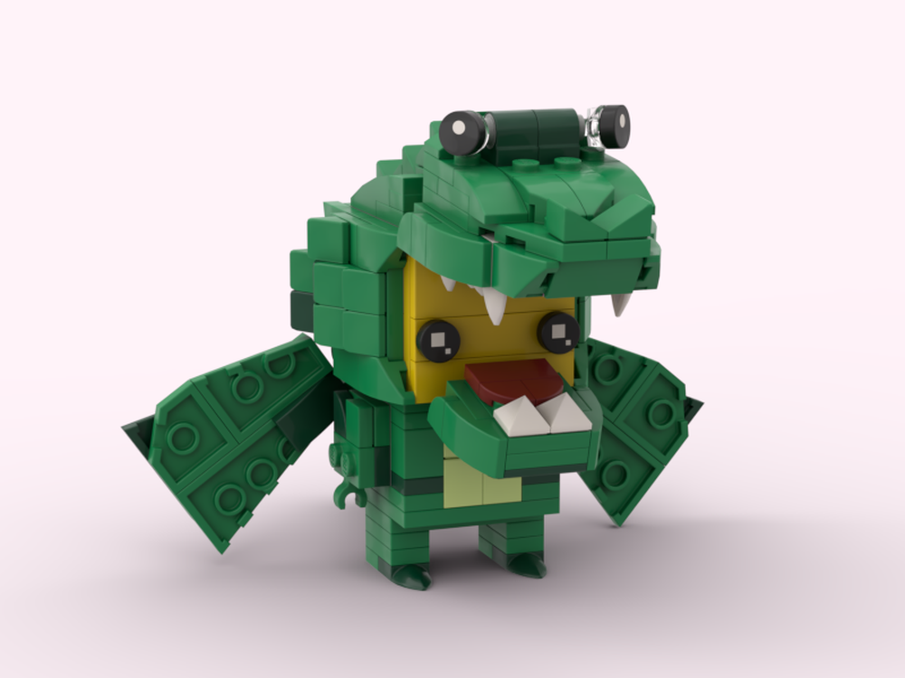 Lego Minifigure Series 23 - Green Dragon Costume