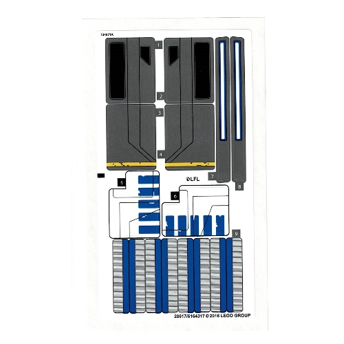 Lego Sticker Sheet for Set 75155-1 / [No Color/Any Color]