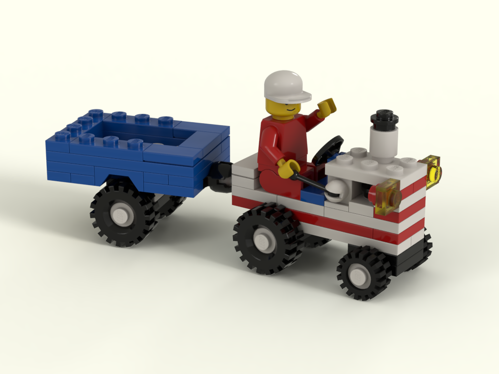 Lego 6698 Tractor with trailer