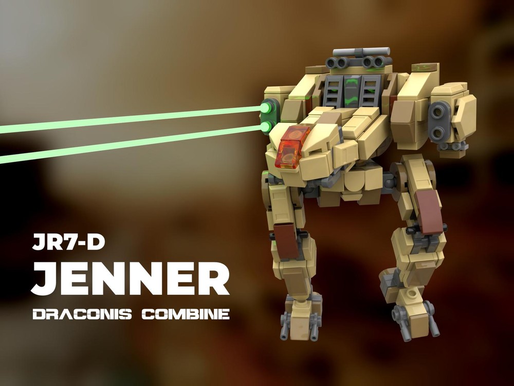Lego Jenner JR7-D Light Mech, Battletech / Mechwarrior