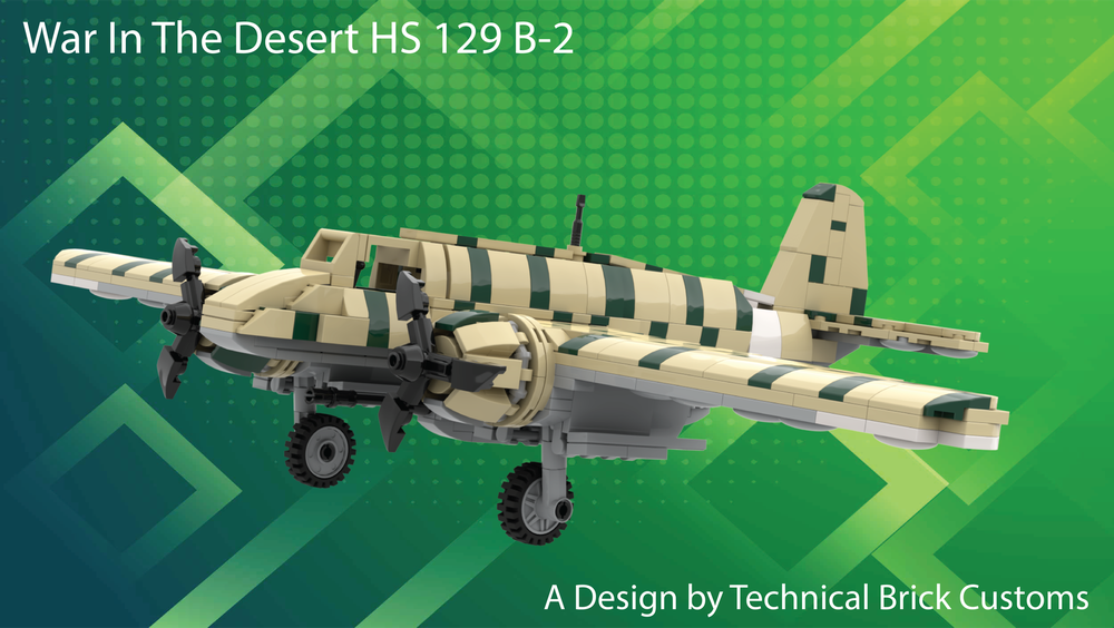 Lego War In The Desert: HS 129 B-2