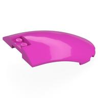 Lego Windscreen 6 x 8 x 2 Curved / Dark Pink