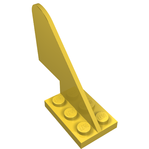 Lego Tail Old / Yellow