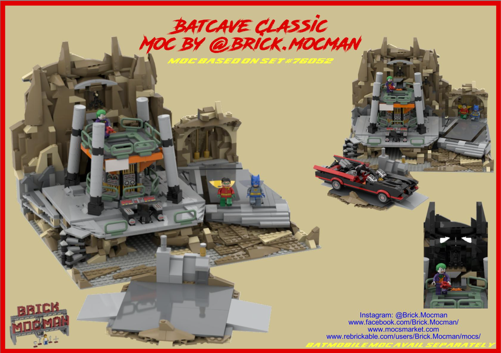 Lego Batcave Classic Set