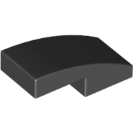 Lego Slope Curved 2 x 1 No Studs [1/2 Bow]