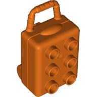 Lego Duplo Luggage / Reddish Orange