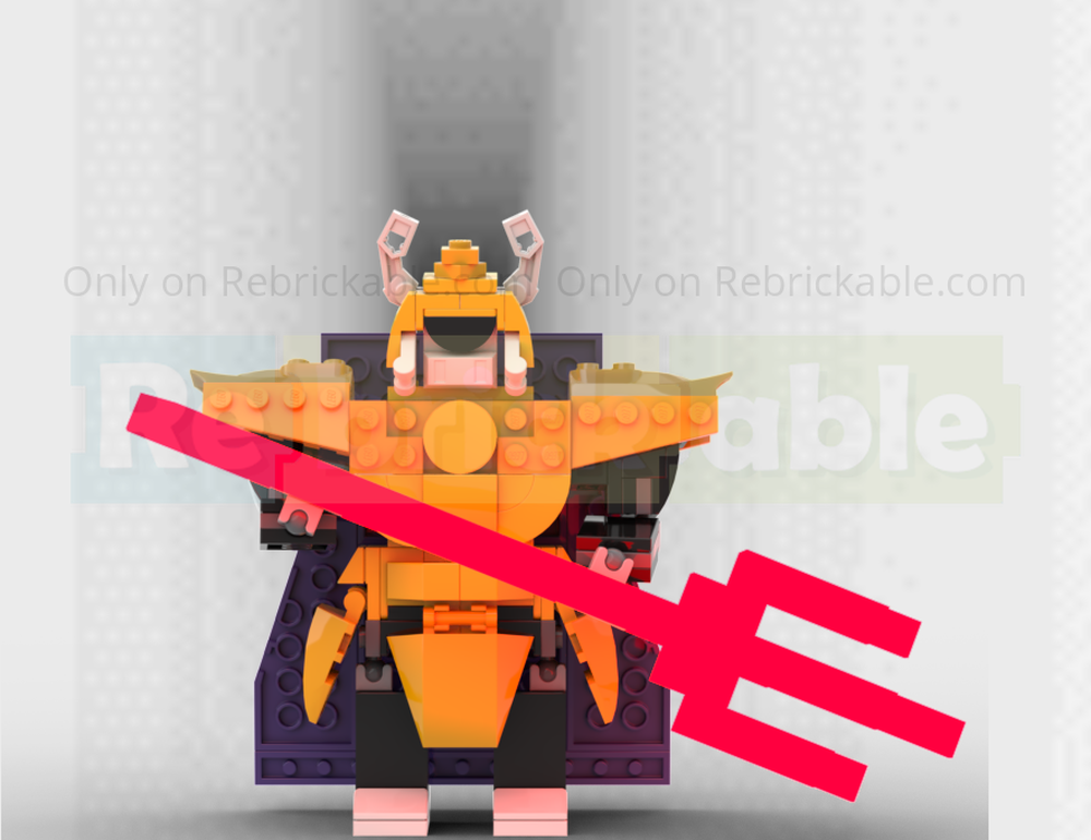 LEGO Undertale – Asgore Dreemurr MOC Instructions