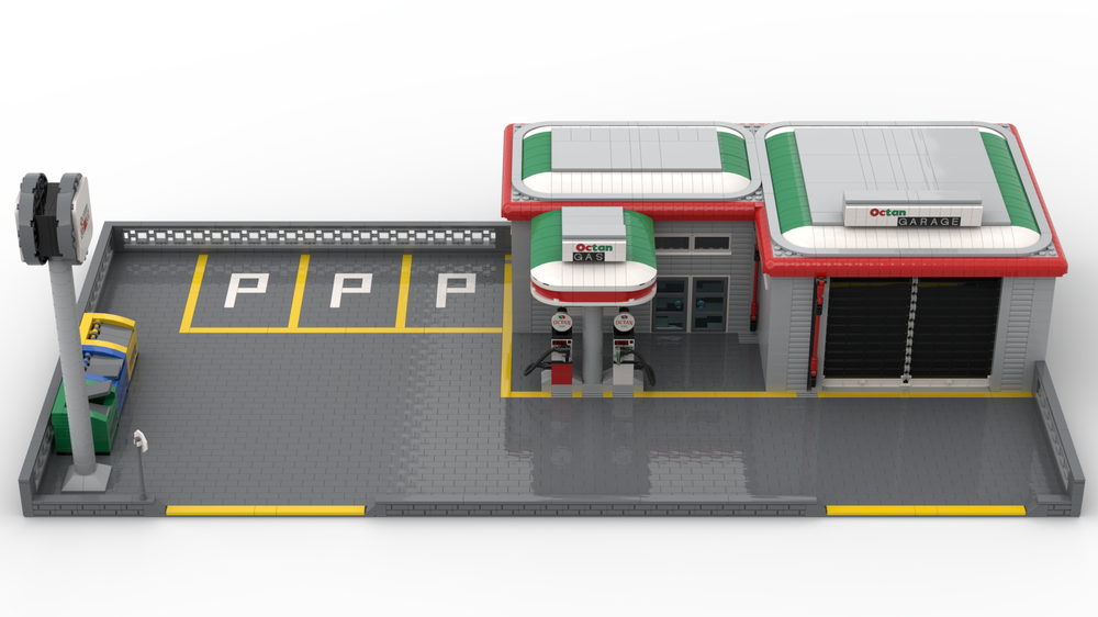 Lego Octan gas station
