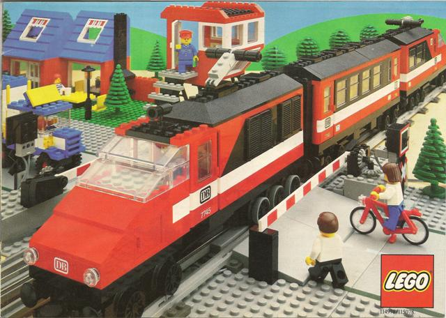 Lego 1986 Medium Train European ((UK/F/B) 114978/115078)