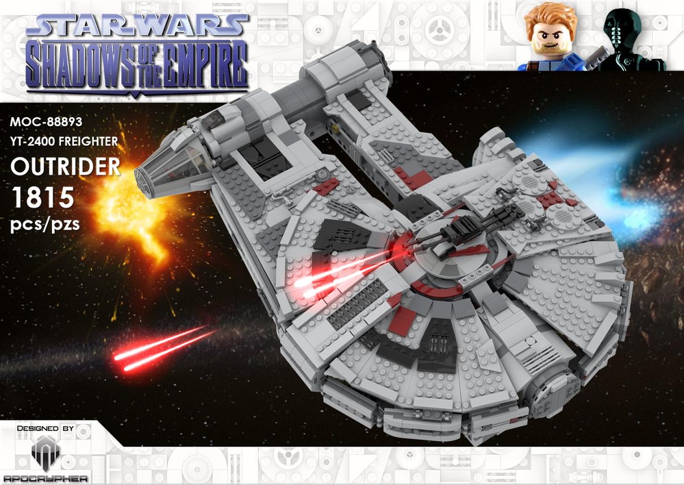 Lego YT-2400 Freighter / Outrider / Sato's Hammer - Playset