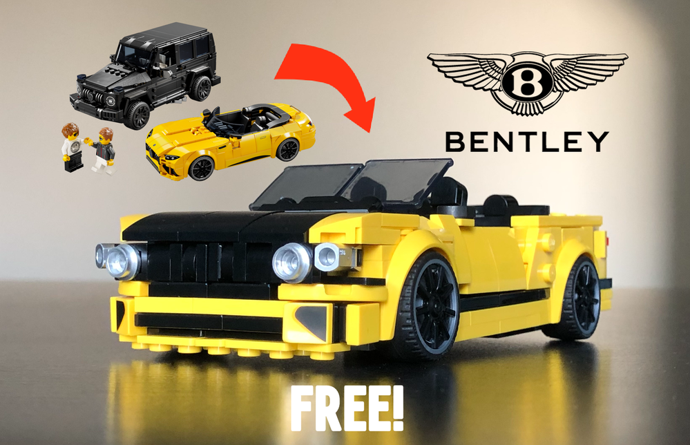 Lego [FREE] 76924 Bentley Continental GT Convertible Speed