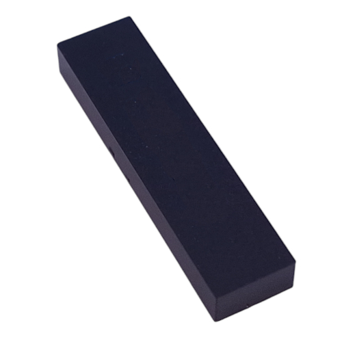 Lego Modulex Tile 2 x 8 without Internal Supports / Modulex Black