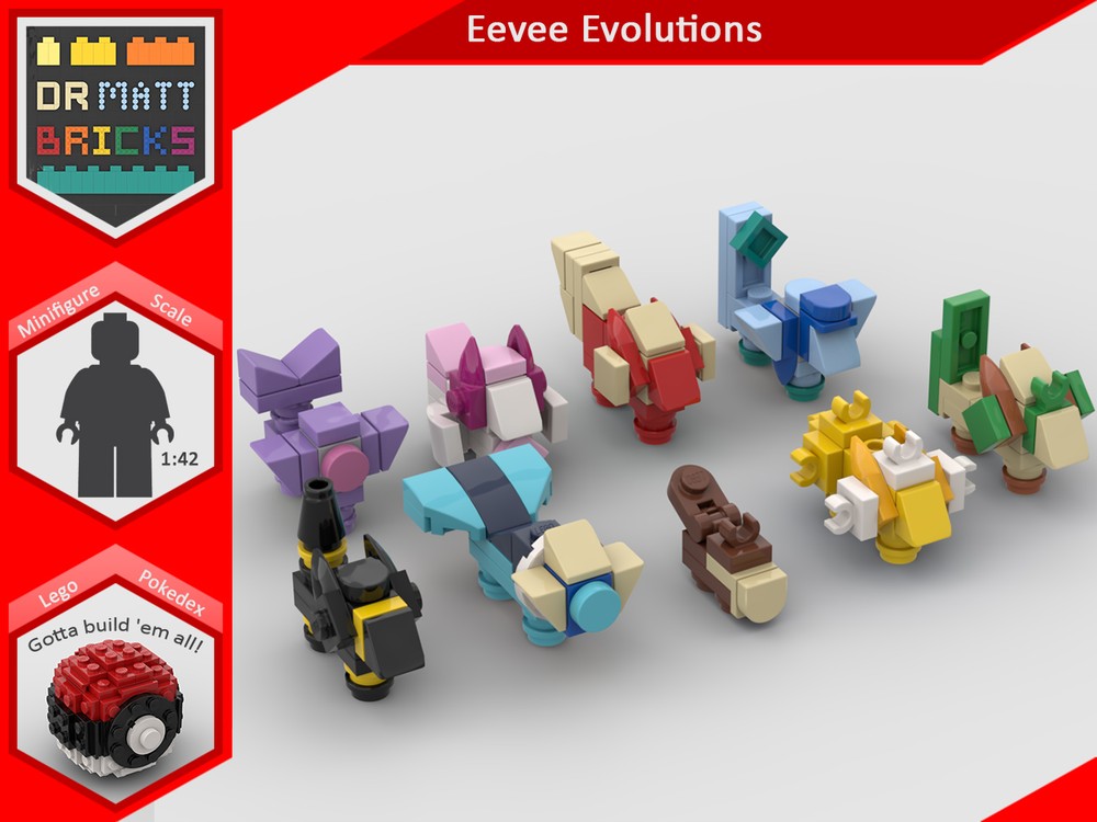 Lego Eevee Evolutions