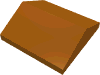 Lego Brick Sloped 33° 2 x 2 Double / Dark Orange
