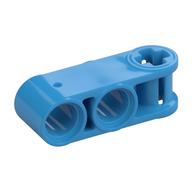 Lego Technic Axle and Pin Connector Perpendicular 3L with 2 Pin Holes / Dark Azure