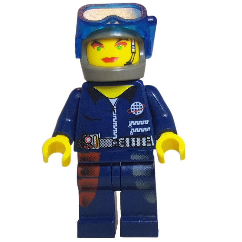 Lego Cam with Trans-Dark Blue Diving Mask