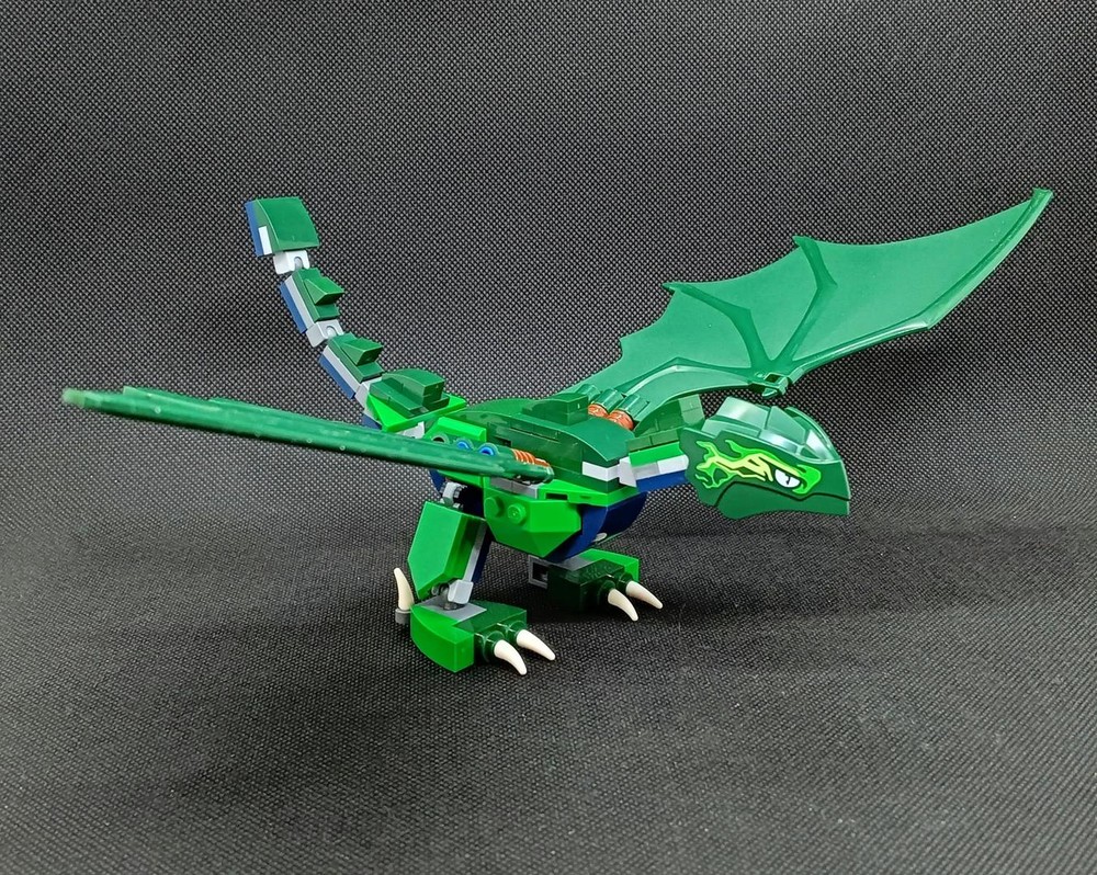 Lego green Dragon (71829 MOD)